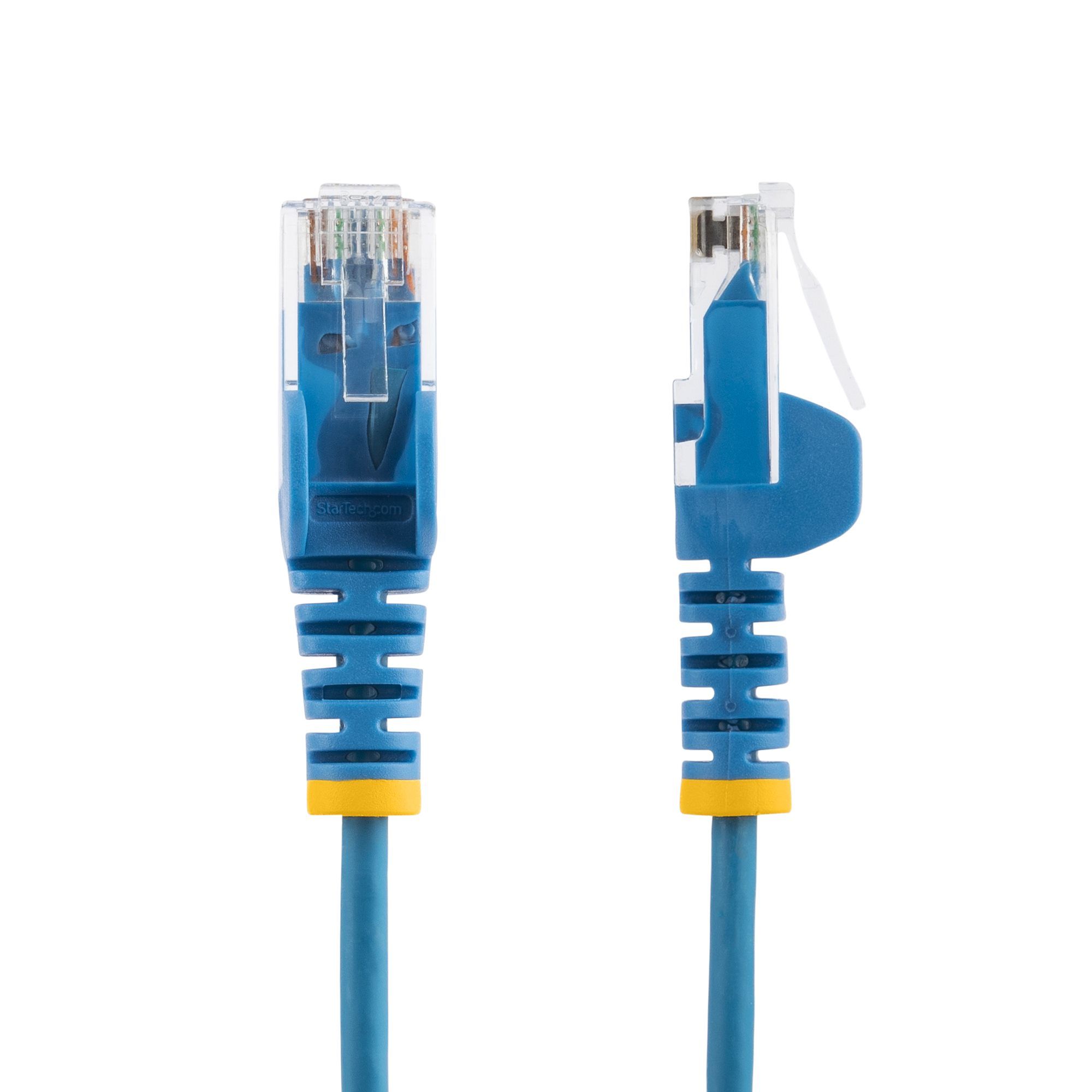 CAT6 CABLE - 2.5 M - BLUE/SNAGLESS - 28 AWG COPPER WIRE_2