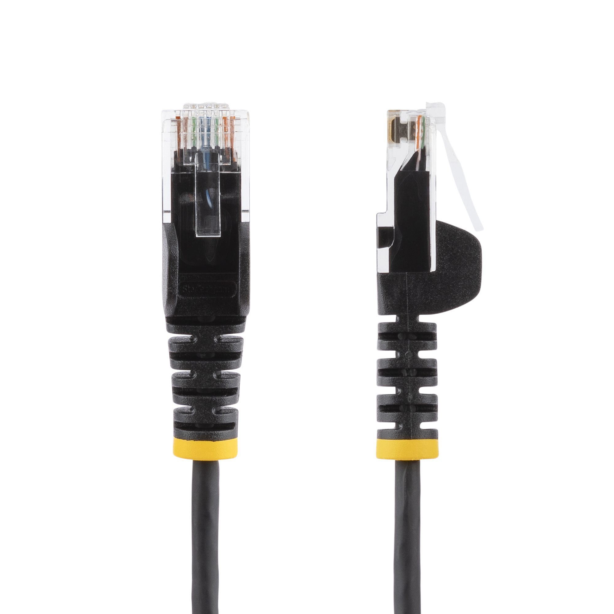 CAT6 CABLE - 3 M - BLACK/SNAGLESS - 28 AWG COPPER WIRE_2