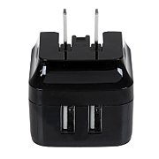 2 PORT USB TRAVEL WALL CHARGER/17W / 3.4A - 110V/220V_4