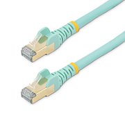 7M CAT6A ETHERNET CABLE AQUA/AQUA - SHIELDED COPPER WIRE_1