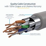 1.5 M CAT6A CABLE GREY/SNAGLESS - SHIELDED COPPER WIRE_7