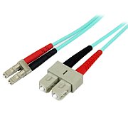 2M AQUA FIBER PATCH CABLE/._1