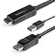 4K HDMI TO DISPLAYPORT CABLE/4K 30HZ - USB-POWERED_1