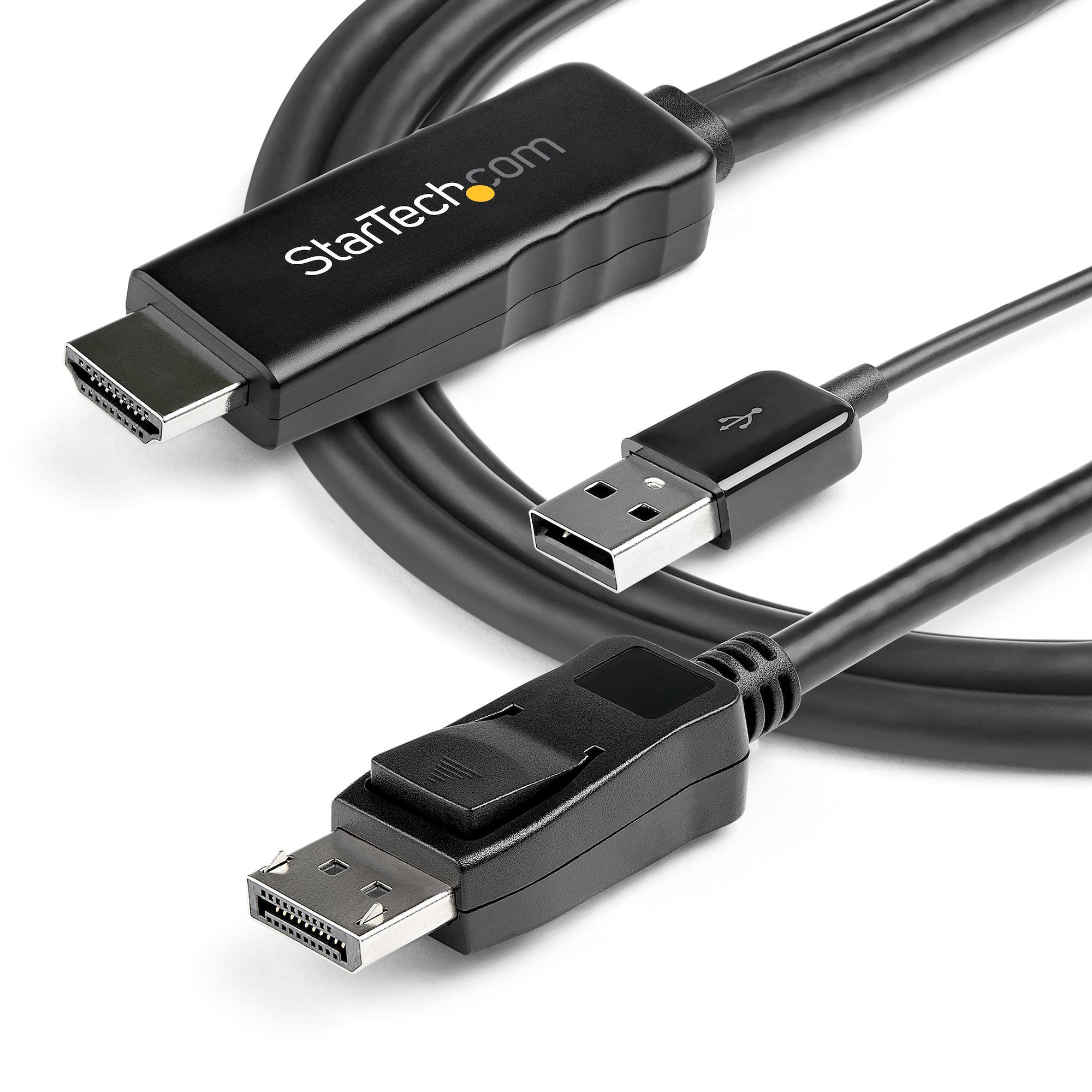 4K HDMI TO DISPLAYPORT CABLE/4K 30HZ - USB-POWERED_6