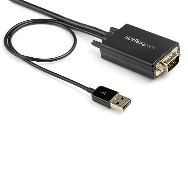 VGA TO HDMI CABLE - USB AUDIO/- USB AUDIO - 1080P RESOLUTION_2