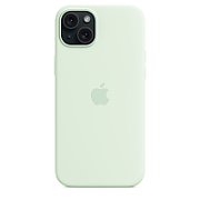 IPHONE 15 PLUS SILICONE CASE/WITH MAGSAFE SOFT MINT_5