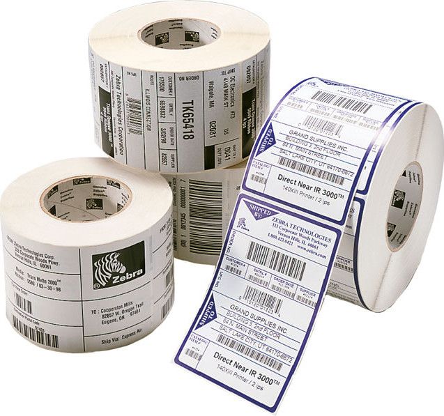 Label, Paper, 57x32mm; Thermal Transfer, Z-Select 2000T, Coated, Permanent Adhesive, 25mm Core, Perforation_2