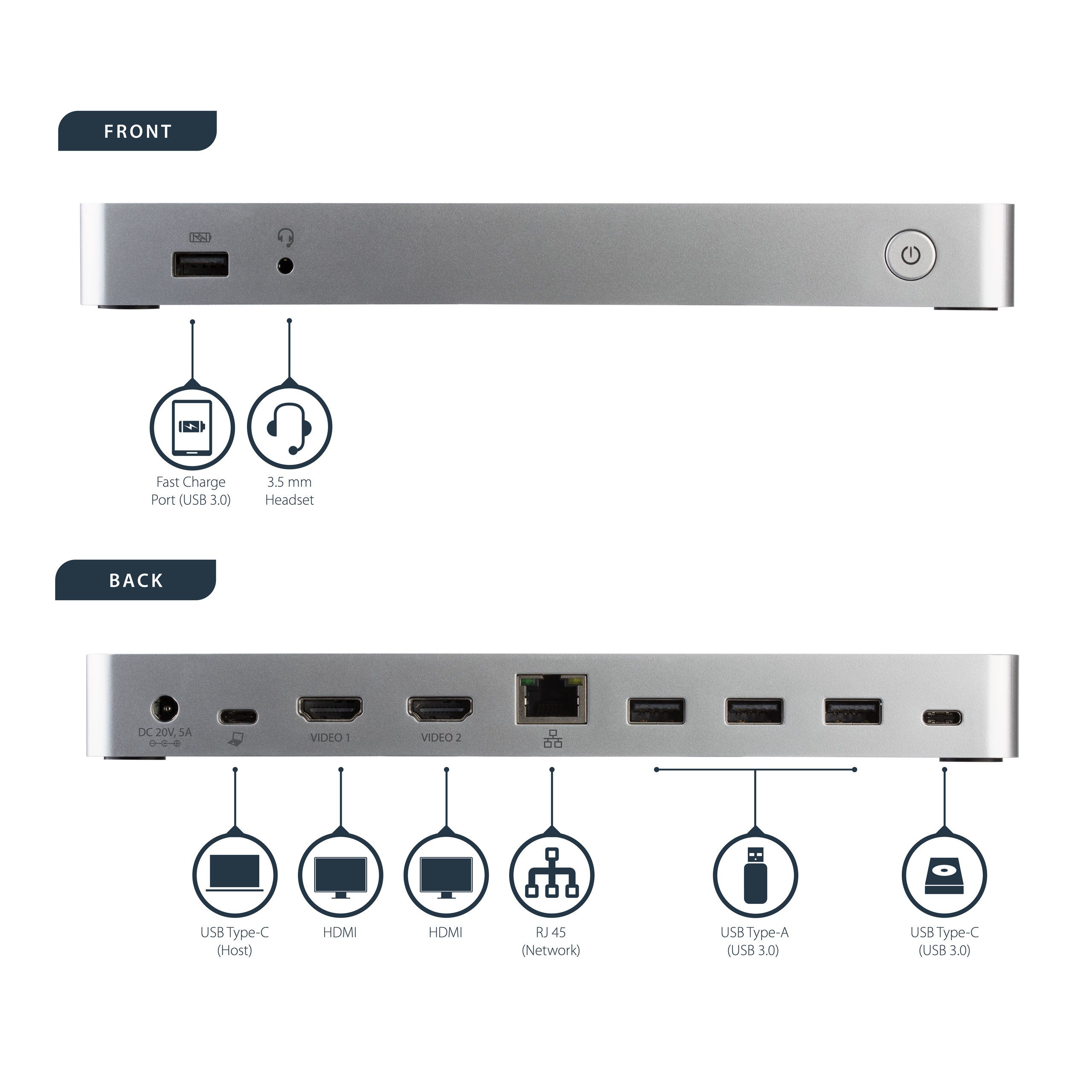 DUAL USB C DOCK - WINDOWS - PD/._12