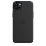 IPHONE 15 PLUS SILICONE CASE/WITH MAGSAFE - BLACK_5