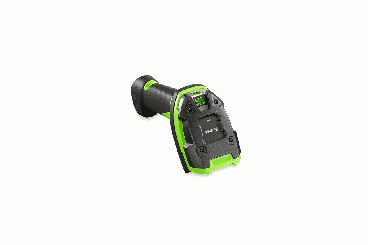 DS3608: RUGGED, AREA IMAGER, EXTENDED RANGE, CORDED, INDUSTRIAL GREEN, VIBRATION MOTOR
