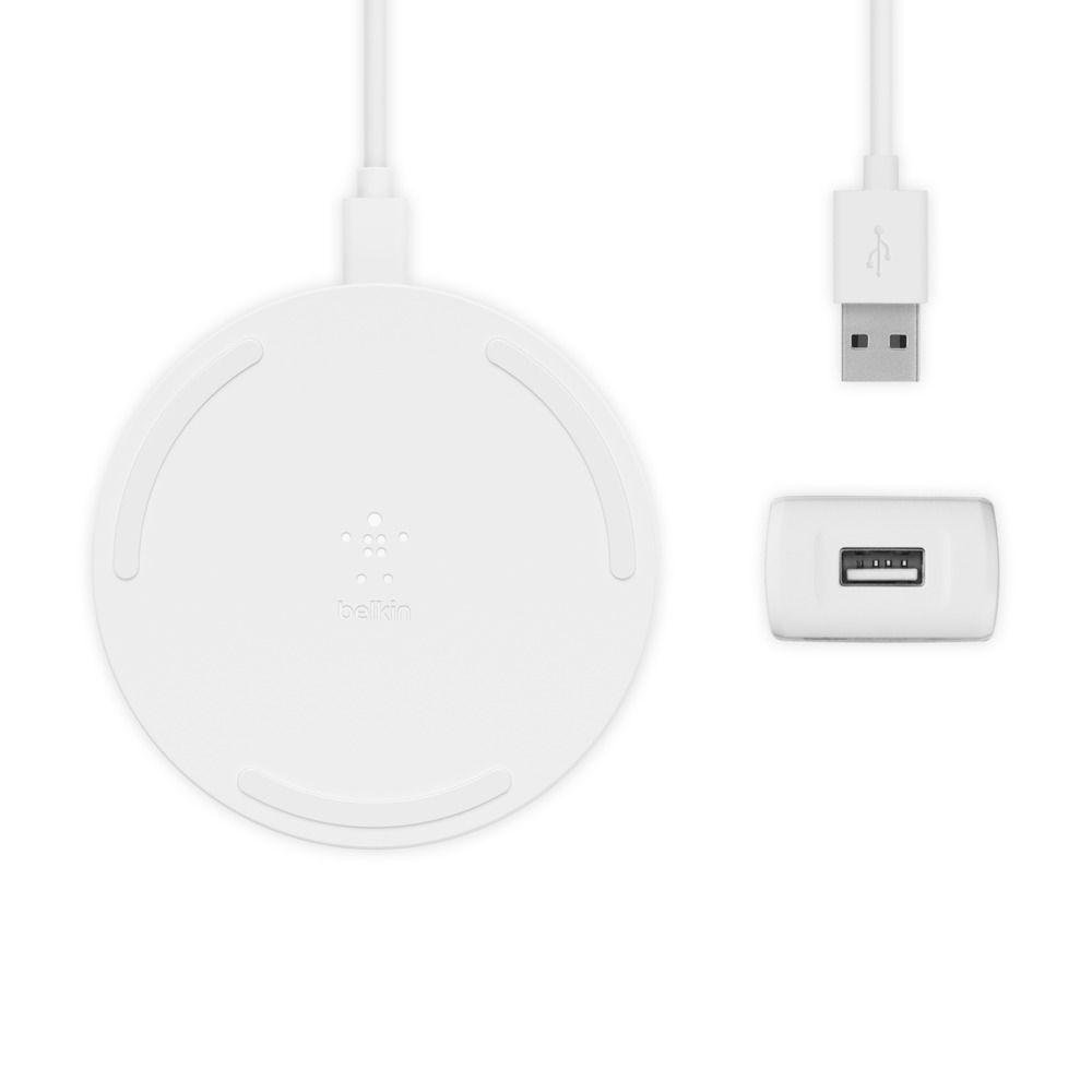 10W WIRELESS CHARGING PAD/MICROUSBCABLE W/POWER SUPP WHITE_6