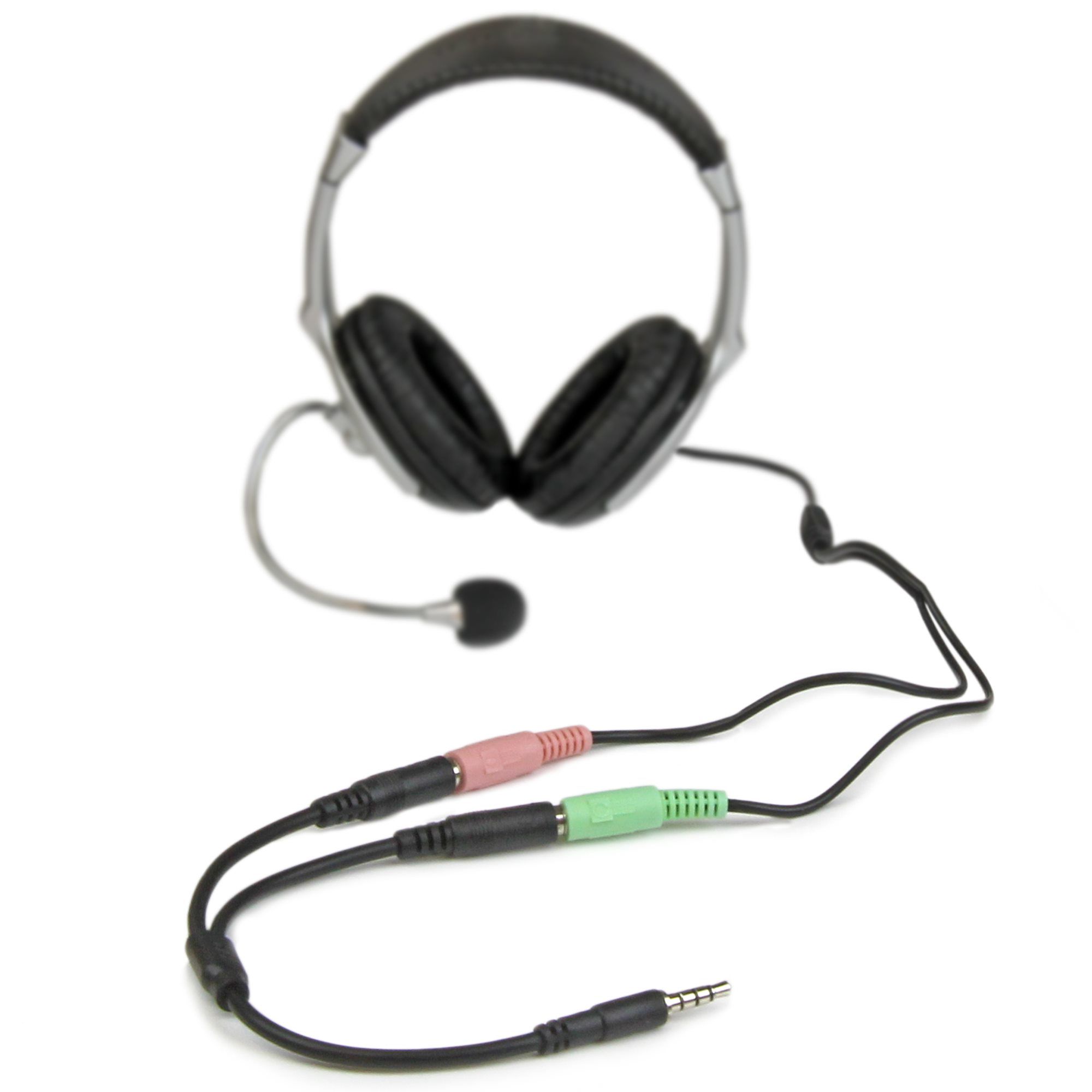 HEADSET ADAPTER - STEREO / MIC/._4