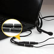 HEADSET ADAPTER - STEREO / MIC/._5