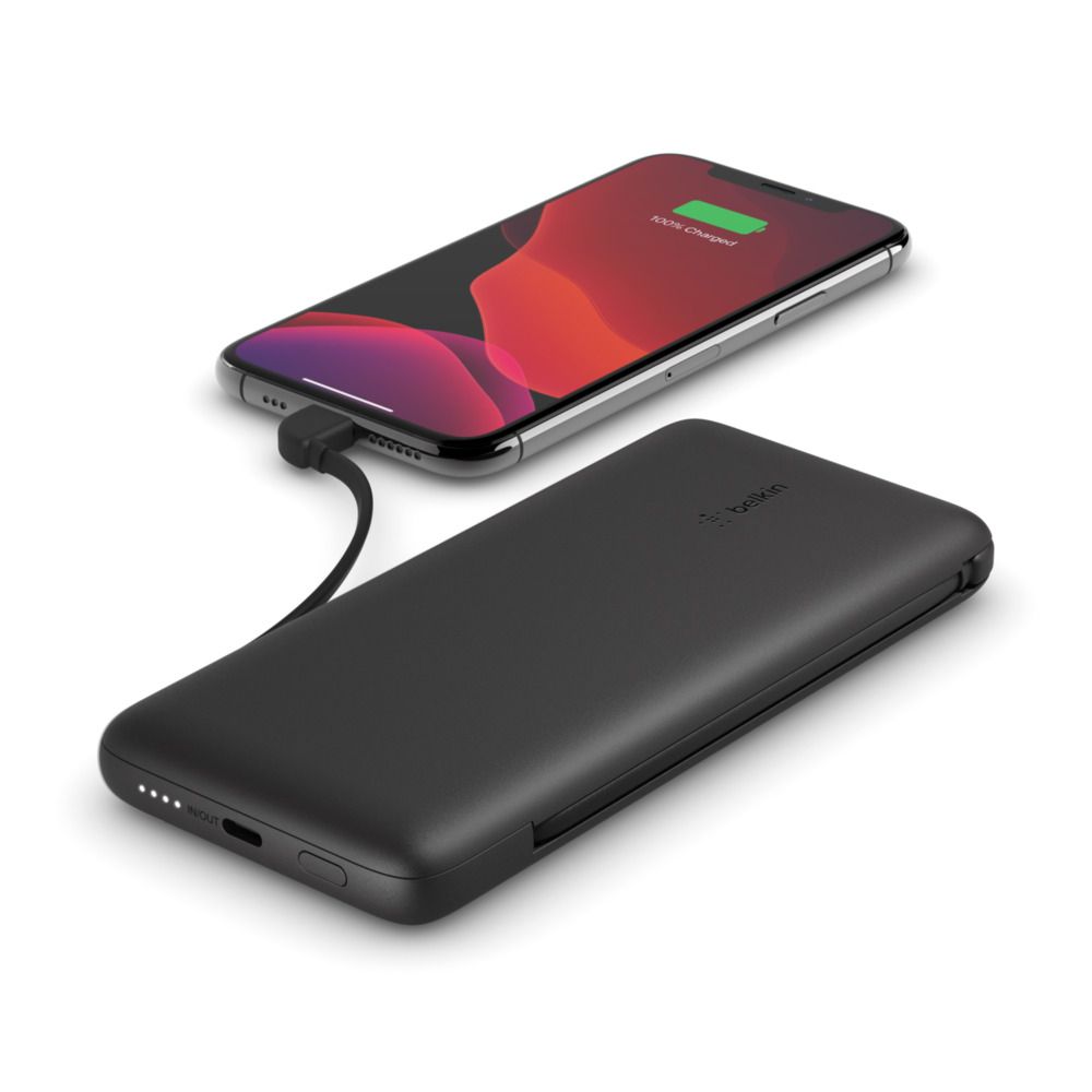 BELKIN POWER BANK 10K INC USB-C/AND LIGHTNING CABLES BLACK_3