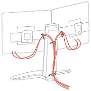 NEOFLEX DUAL MONITOR LIFT STAND/24IN 6.4-15.4KG LIFT12.7 MISD 3Y_7