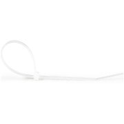 100 PACK 10 CABLE TIES -WHITE/NYLON ZIP TIE WRAPS UL TAA_2