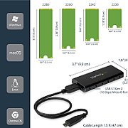 M.2 SATA ENCLOSURE - W/ USB C/._7