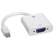 MINI DP TO VGA ADAPTER WHITE/MINI DP TO VGA ADPTR 1080P FHD_1