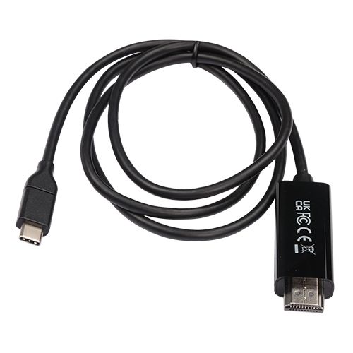 USB-C TO HDMI 2.0 CABLE 1M BLK/VID + DATA CABLE 21.6GBPS 4K UHD_5