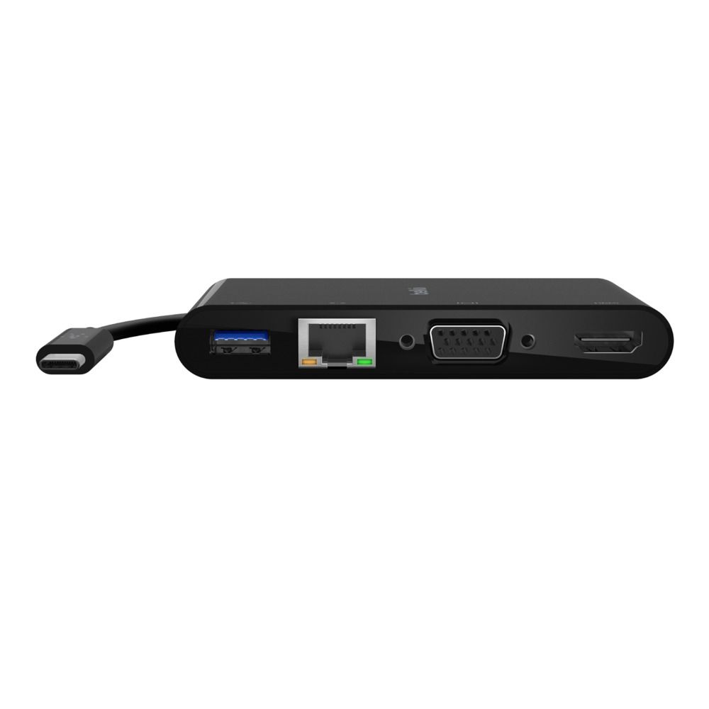 USB-C TO GIGABIT-ETHERNET/HDMI/VGA/USB-A ADAPTER 100W PD BLACK_2