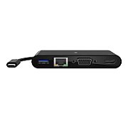 USB-C TO GIGABIT-ETHERNET/HDMI/VGA/USB-A ADAPTER 100W PD BLACK_2