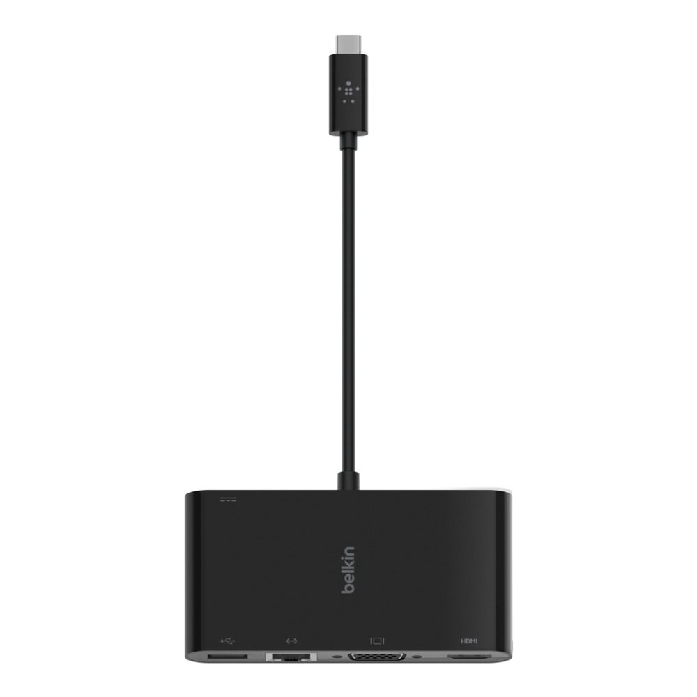 USB-C TO GIGABIT-ETHERNET/HDMI/VGA/USB-A ADAPTER 100W PD BLACK_3