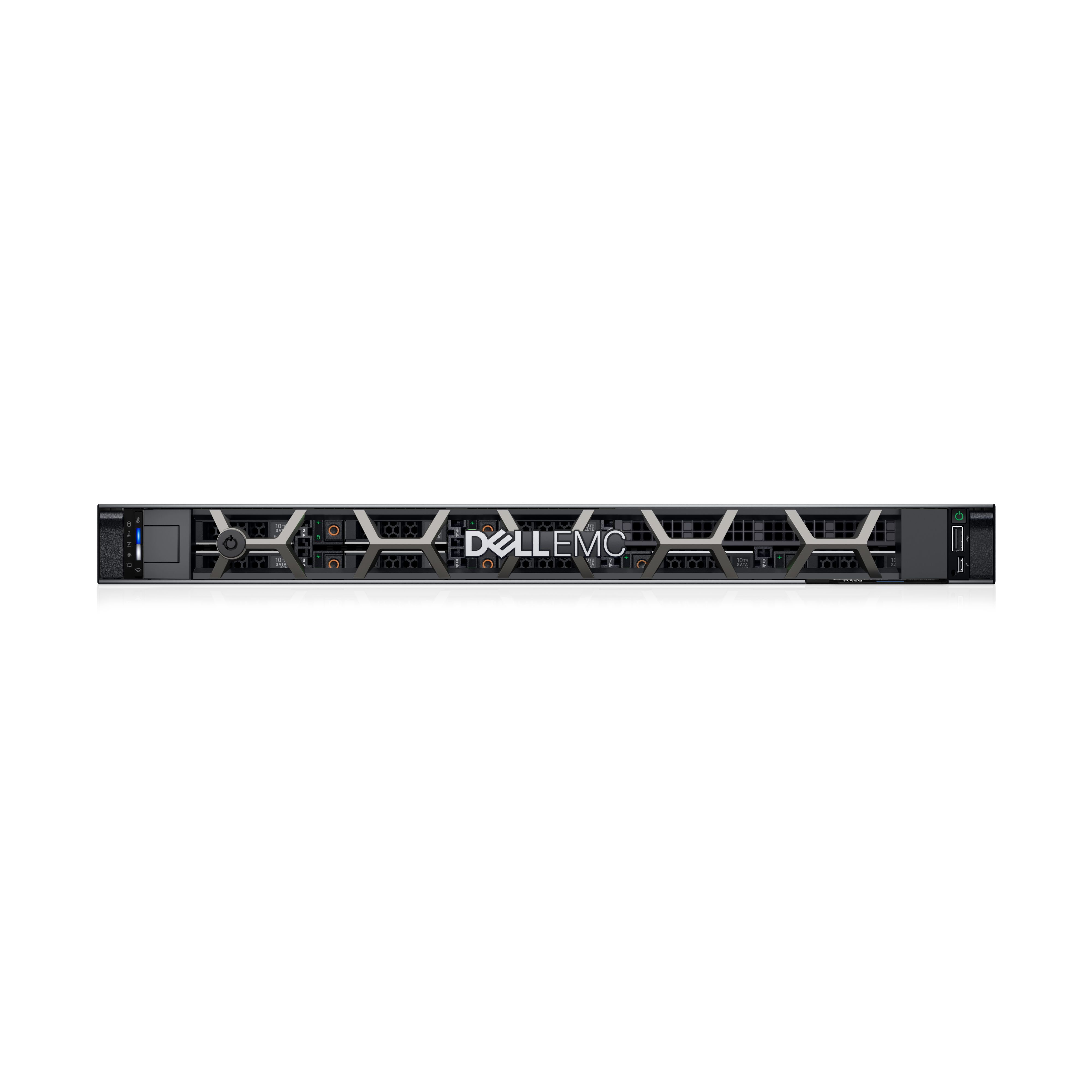 Server DELL PowerEdge R450, Rack 1U, Intel Xeon Silver 4309Y (8 C / 16 T, 2.80 GHz - 3.60 GHz, 12 MB cache, 105 W), 16 GB DDR4 ECC