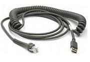 Cable, USB, Type A, Enhanced, Coiled, Power Off Terminal, 5 Meters