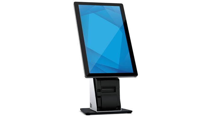 Wallaby self-service countertop stand, compatible with 15-inch or 22-inch Android I-Series 4 and Eps_3