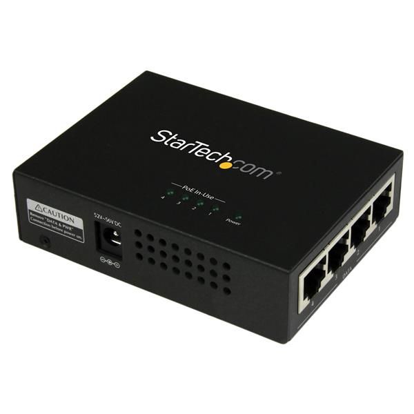 4 PORT GIGABIT POE+ INJECTOR/IN_2