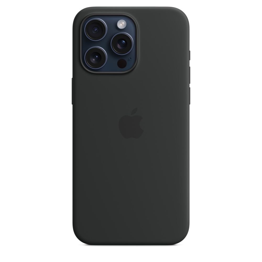 IPHONE 15 PRO MAX SILICONE CASE/WITH MAGSAFE - BLACK_2