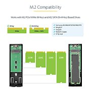 USB PCIE/SATA M.2 ENCLOSURE/M.2 SATA SSD ENCLOSURE TOOLFREE_14