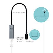 I-TEC USB-C 2.5GBPS LAN ADAPTER/I-TEC USB-C METAL ETHERNET