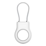 SECURE HOLDER W/ WIRE LOOP/F/ APPLE AIRTAG WHITE_1