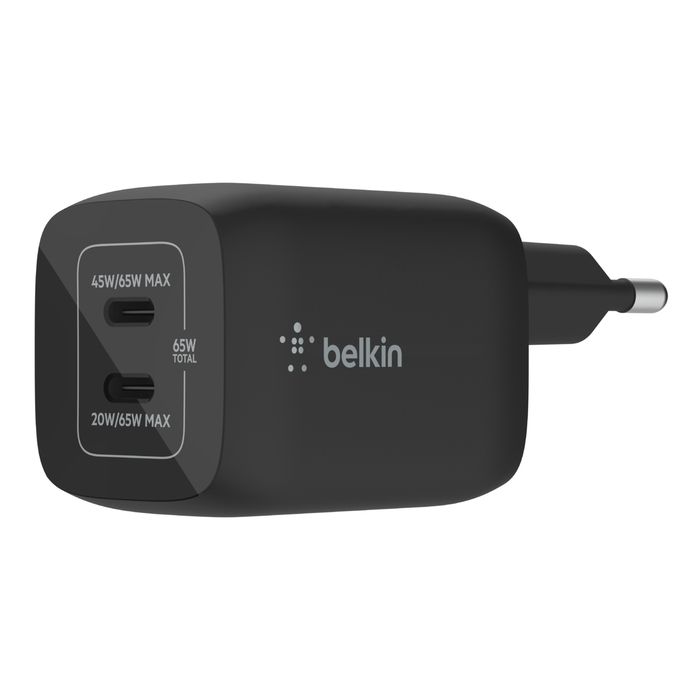 BELKIN 65 W DUAL USB-C GAN/LADEGERAET MIT POWER DELIVER 3.0_3