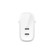 60W DUAL USB-C CHARGER WITH/POWER DELIVER WHITE_2