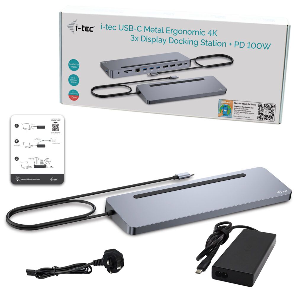 I-TEC USB-C ERGO 3X LCD DOCK/METAL ERGONOMIC 4K DOCK PD 100 W_2