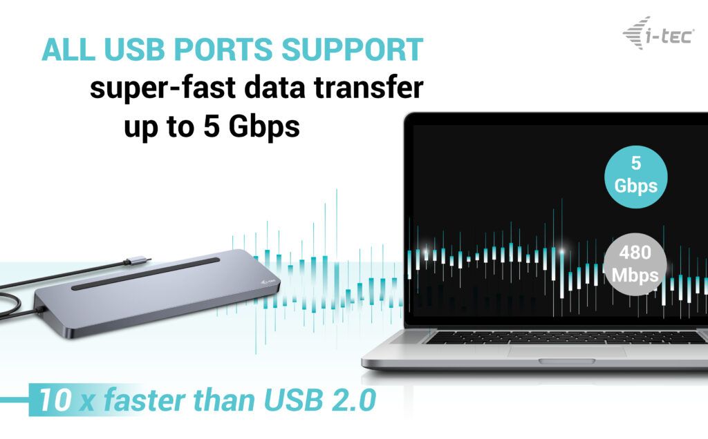 I-TEC USB-C ERGO 3X LCD DOCK/METAL ERGONOMIC 4K DOCK PD 100 W_6