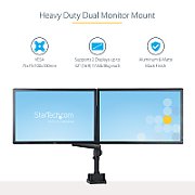 DESK MOUNT DUAL MONITOR ARM/._12