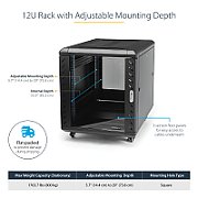 12U 36IN SERVER RACK CABINET/._18