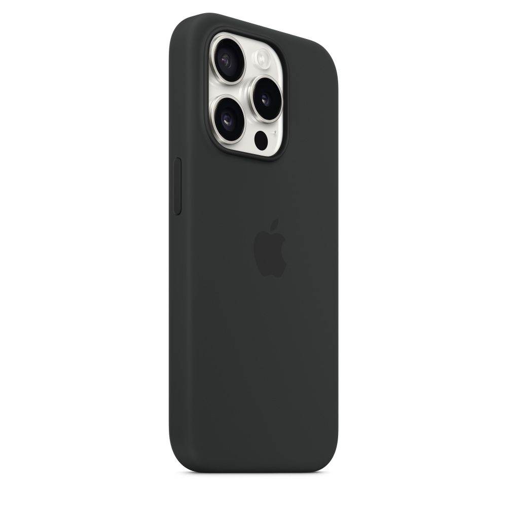 IPHONE 15 PRO SILICONE CASE/WITH MAGSAFE - BLACK_5