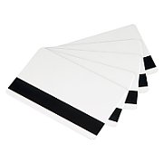 Zebra white PVC cards, 30 mil high coercivity magnetic stripe (500 cards)_1