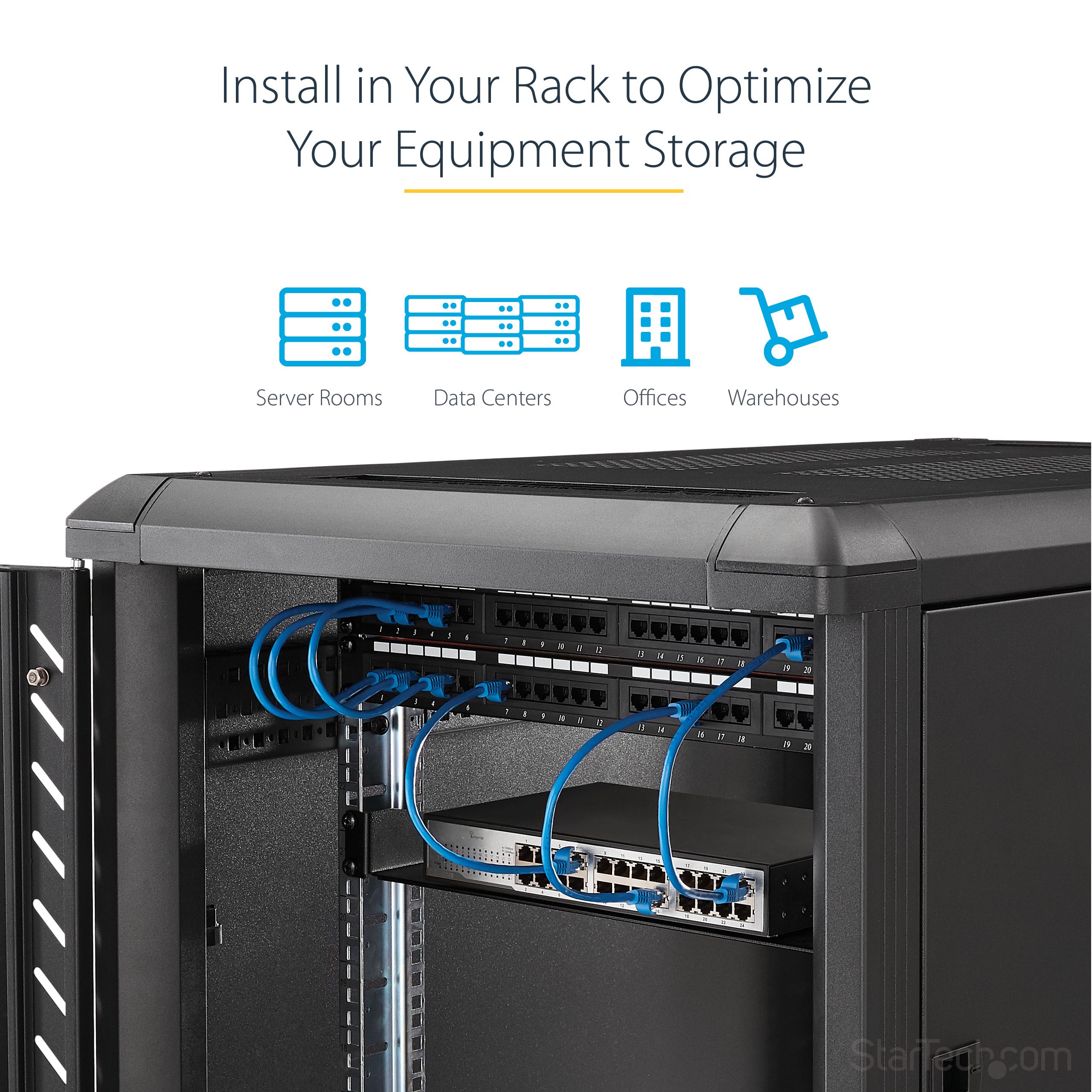 2U 22IN FIXED RACK MOUNT SHELF/._7