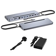 I-TEC USB-C ERGO DOCK + CHARGER/3X LCD + CHARGER 100W (BUNDLE)_1