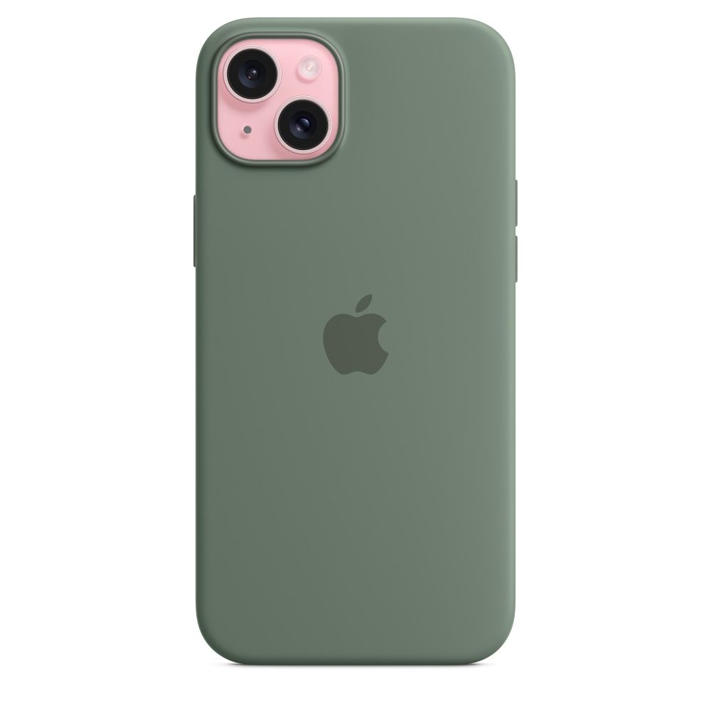 IPHONE 15 PLUS SILICONE CASE/WITH MAGSAFE - CYPRESS_2