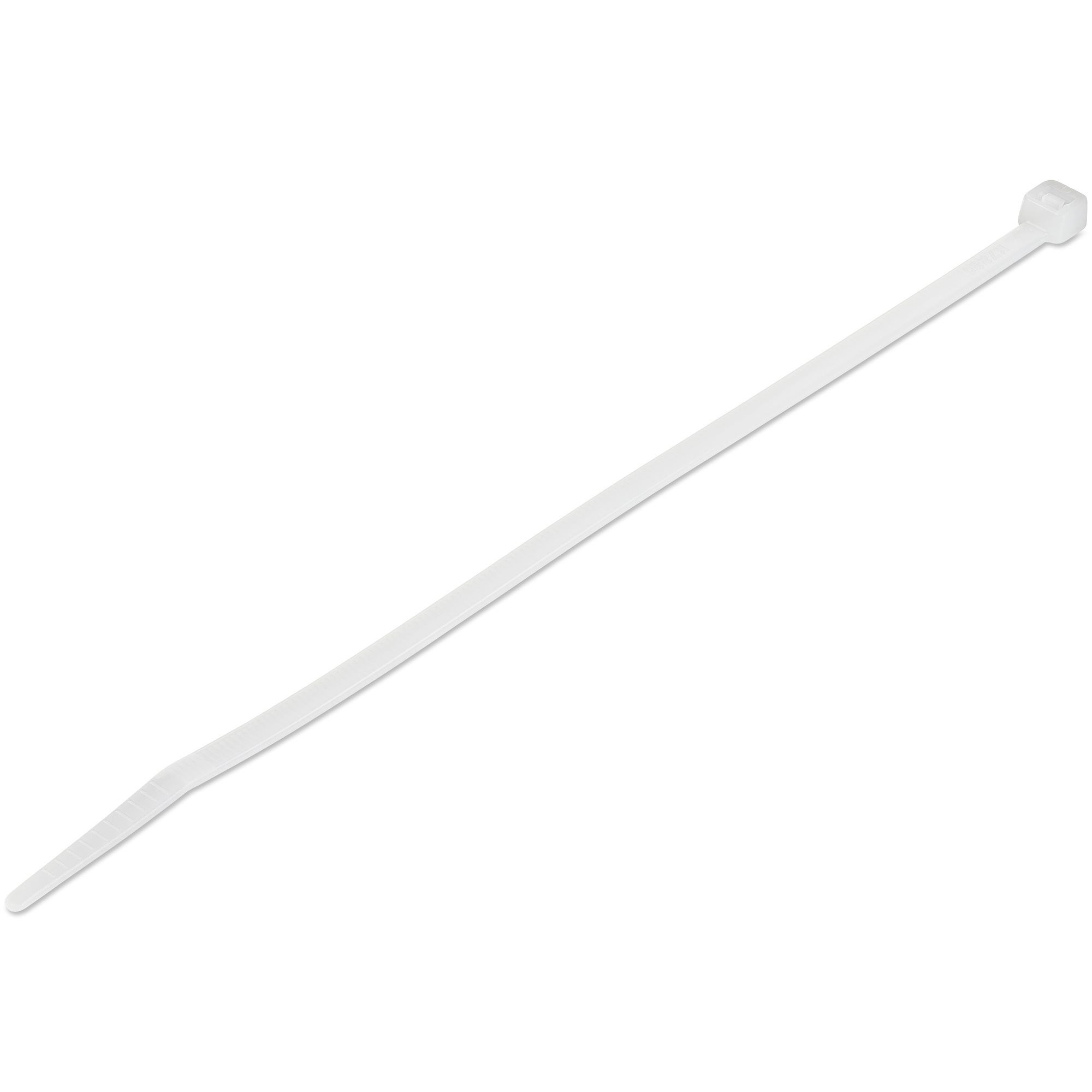 1000 PACK 8 CABLE TIES -WHITE/NYLON ZIP TIE WRAPS UL TAA_3