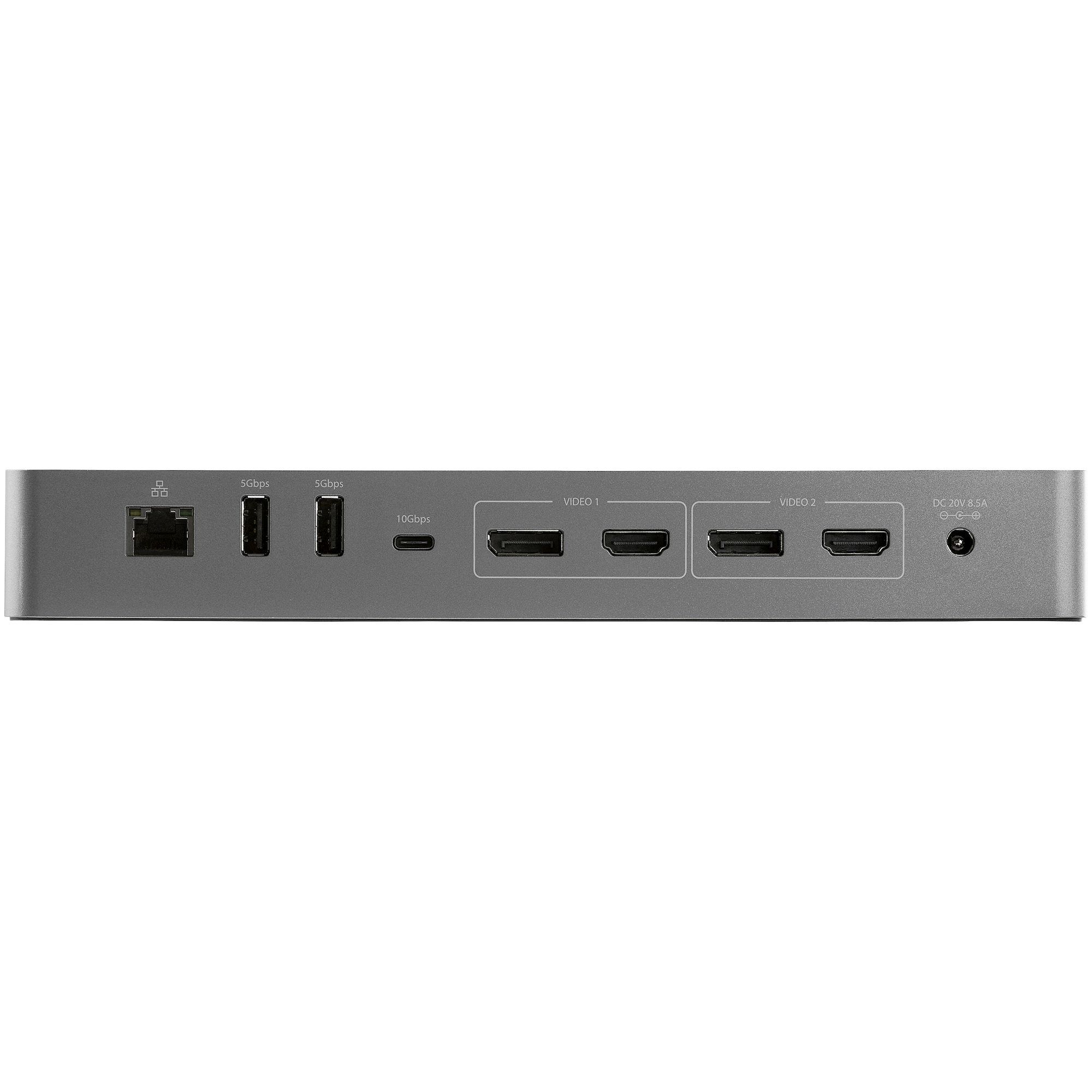 TB3/USB-C DOCK - DUAL DP/HDMI/96W PD - 5X USB HUB_4