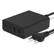 BELKIN 108W 4-PORT GAN CHARGER/2X USB-C 2X USB-A WITH 2M POWER_1