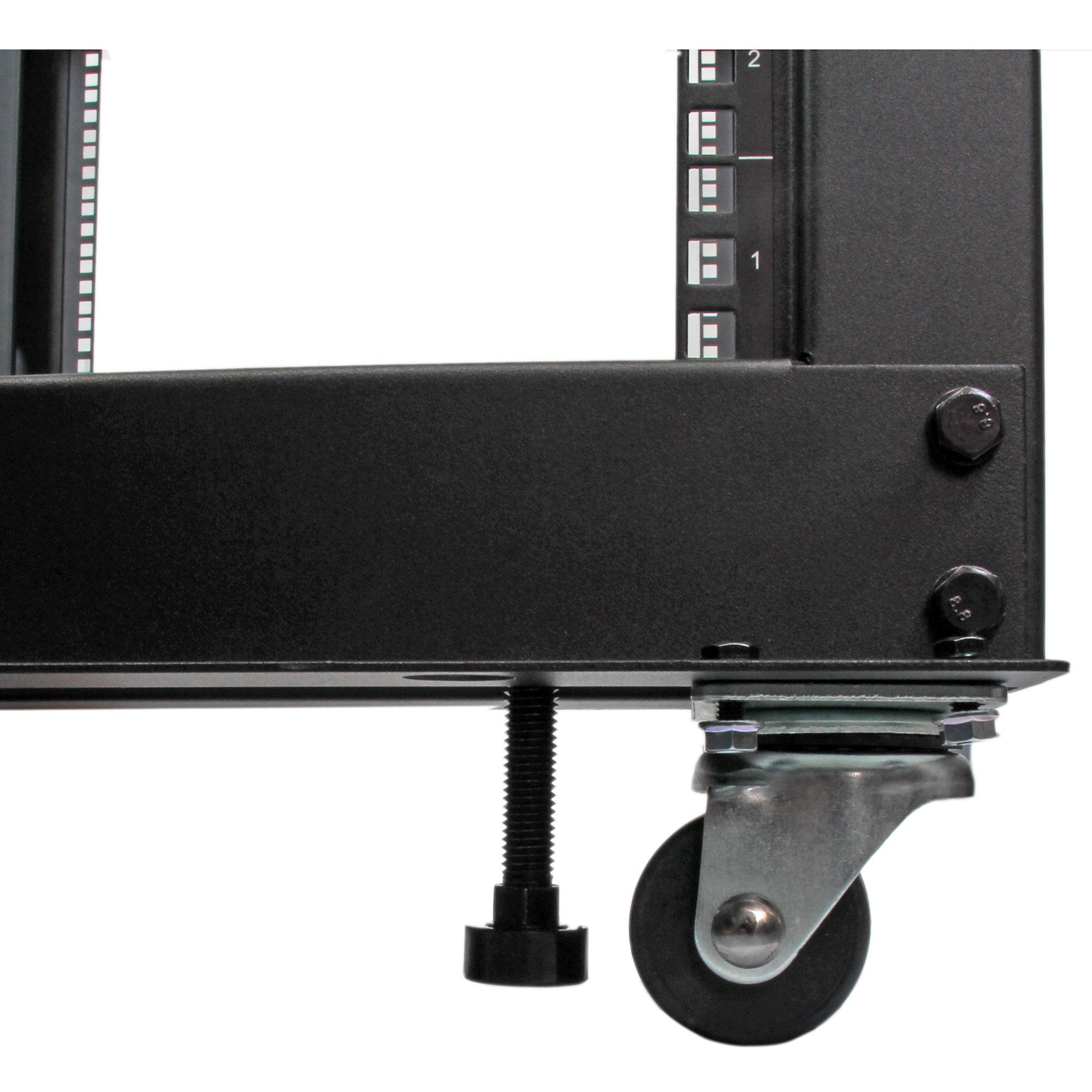 8U OPEN FRAME RACK - 4 POST/- 22-40IN ADJUSTABLE DEPTH_2