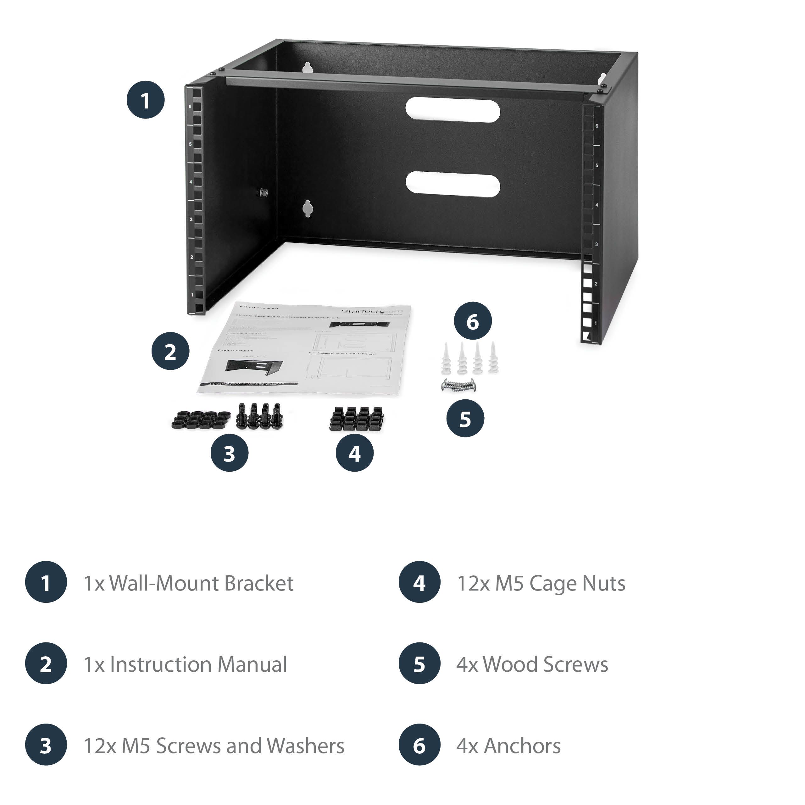 6U 12IN WALL MOUNTING BRACKET/._14